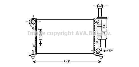 AVA QUALITY COOLING Radiators, Motora dzesēšanas sistēma FTA2335
